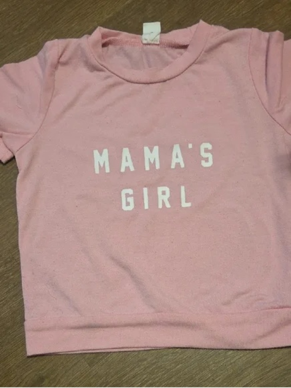 Pink "Mama's Girl" Kids Short Sleeve Tee